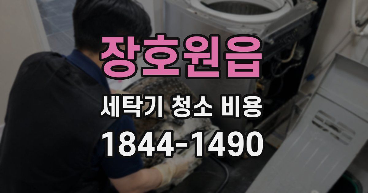 장호원읍 세탁기 청소 비용