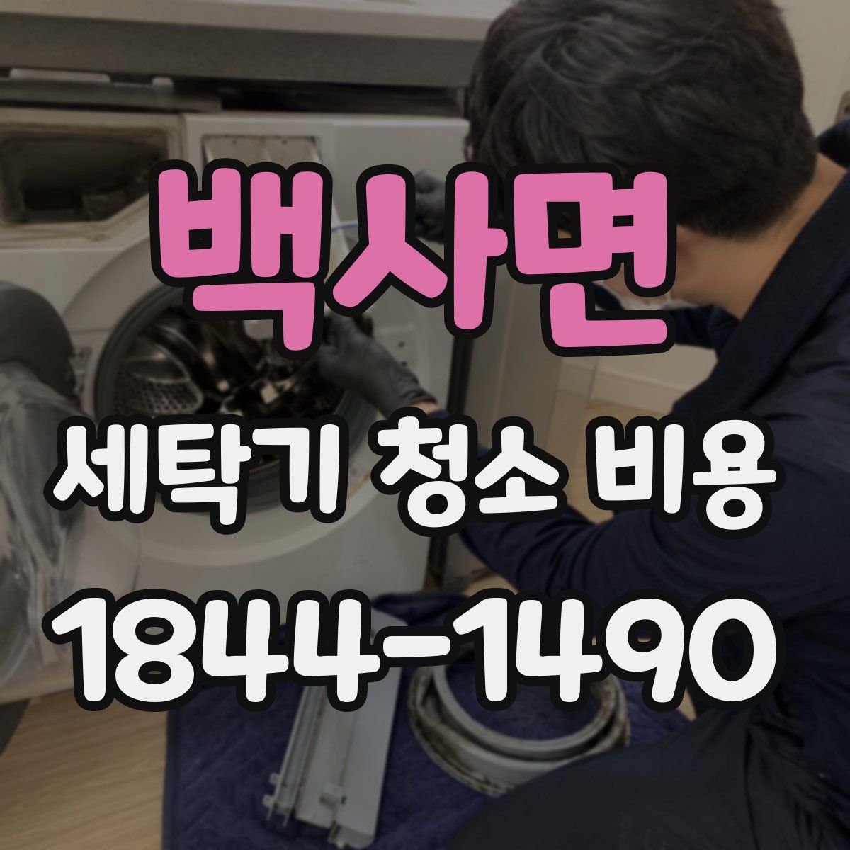 백사면 세탁기 청소 비용