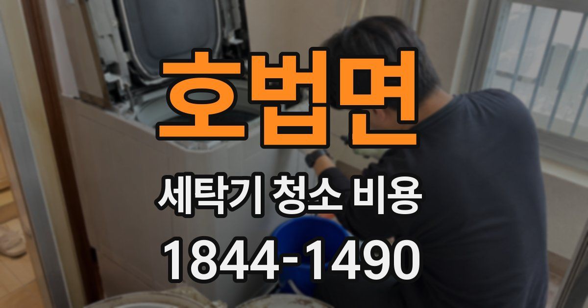 호법면 세탁기 청소 비용