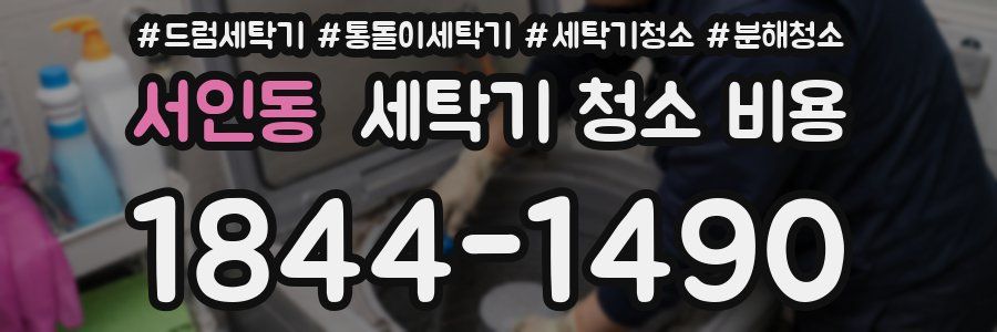 서인동 세탁기 청소 비용