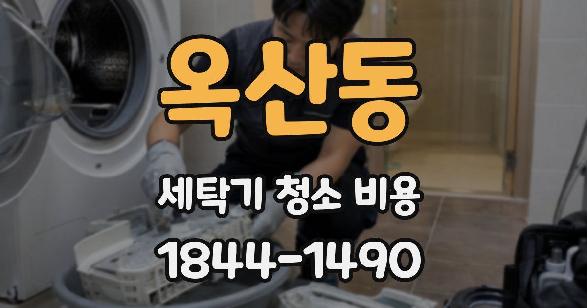 옥산동 세탁기 청소 비용