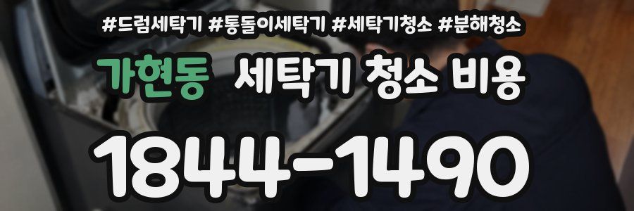 가현동 세탁기 청소 비용