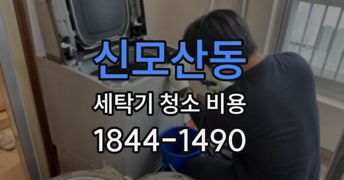 신모산동 세탁기 청소 비용