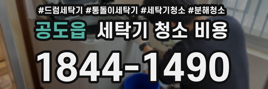 공도읍 세탁기 청소 비용