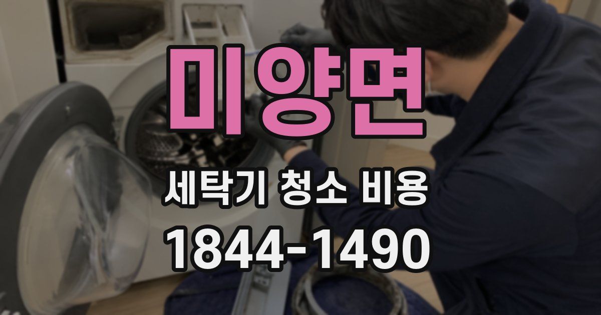 미양면 세탁기 청소 비용