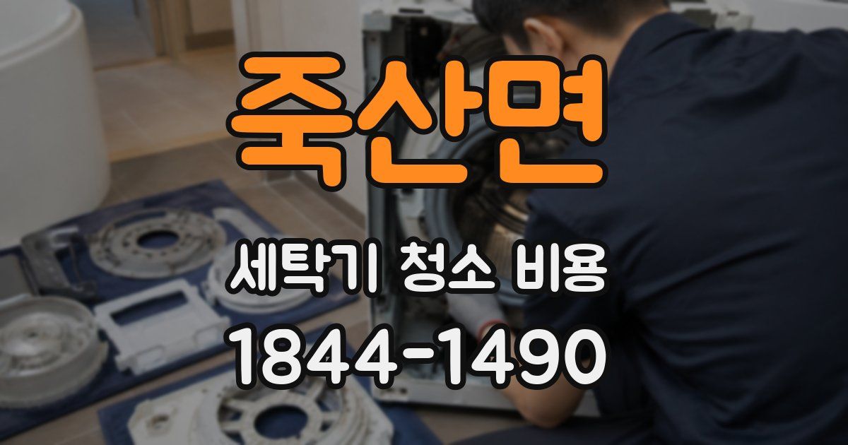 죽산면 세탁기 청소 비용