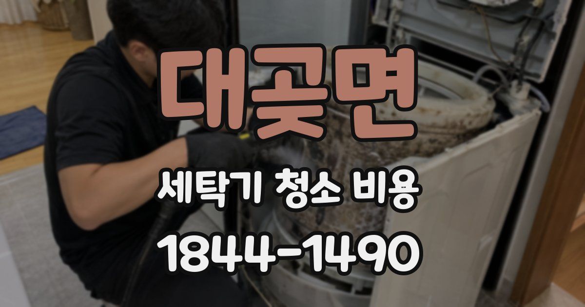 대곶면 세탁기 청소 비용