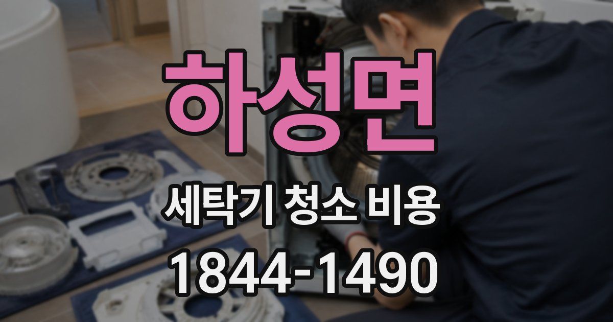하성면 세탁기 청소 비용