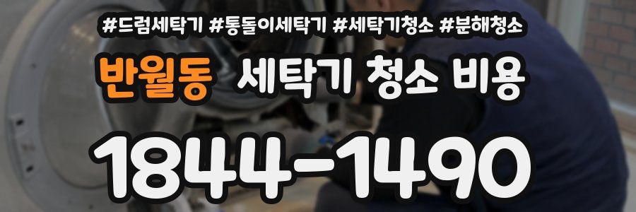 반월동 세탁기 청소 비용