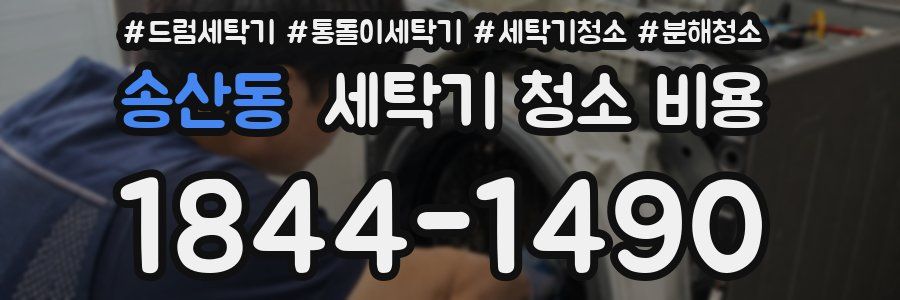 송산동 세탁기 청소 비용