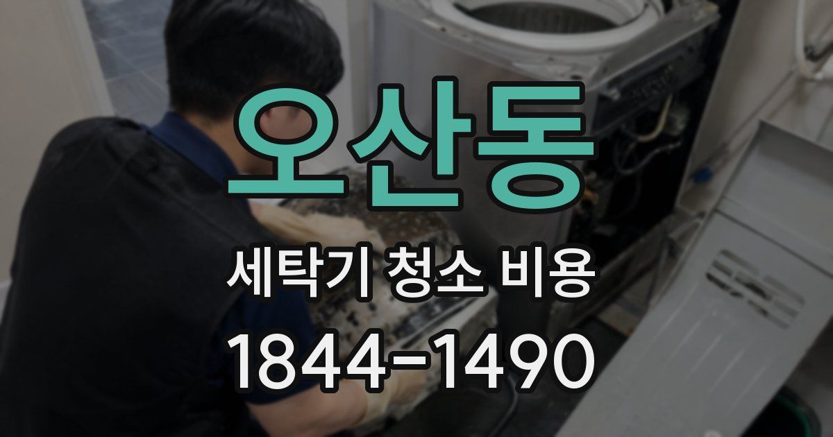 오산동 세탁기 청소 비용