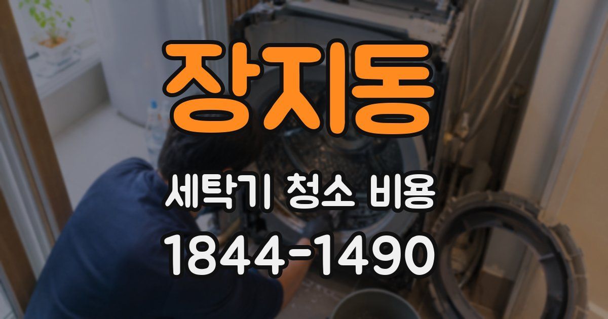 장지동 세탁기 청소 비용