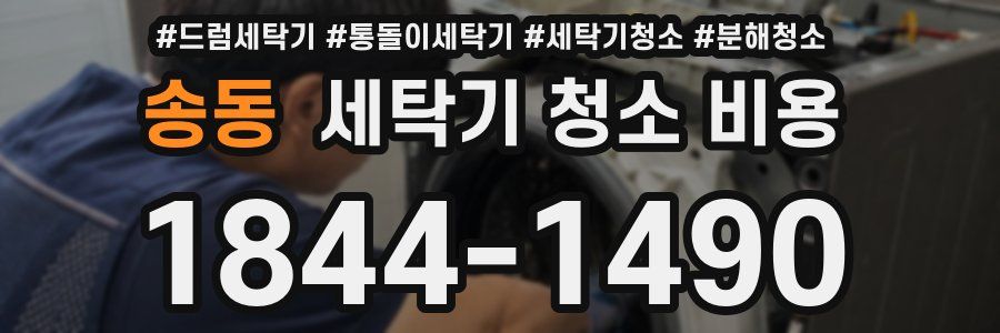 송동 세탁기 청소 비용