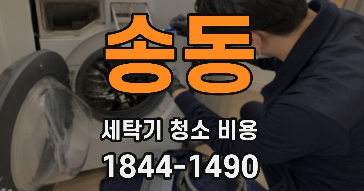송동 세탁기 청소 비용