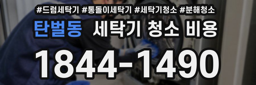 탄벌동 세탁기 청소 비용