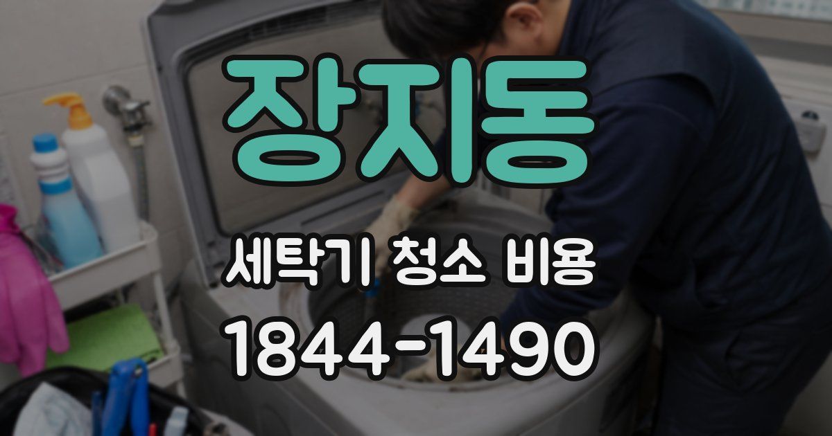 장지동 세탁기 청소 비용
