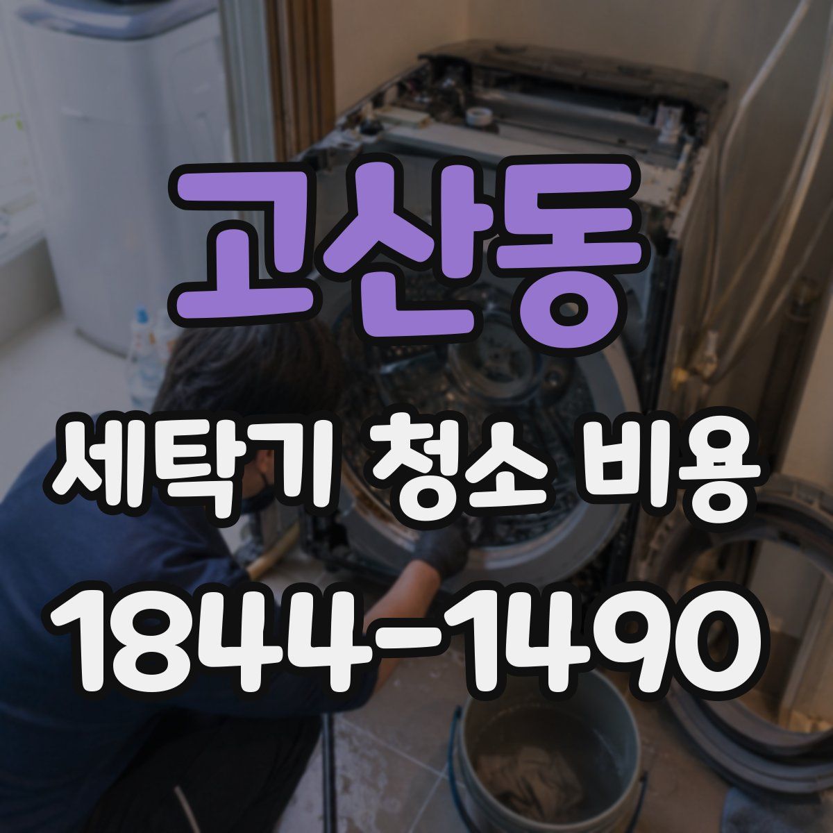고산동 세탁기 청소 비용