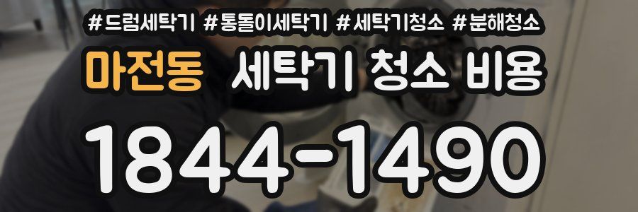 마전동 세탁기 청소 비용