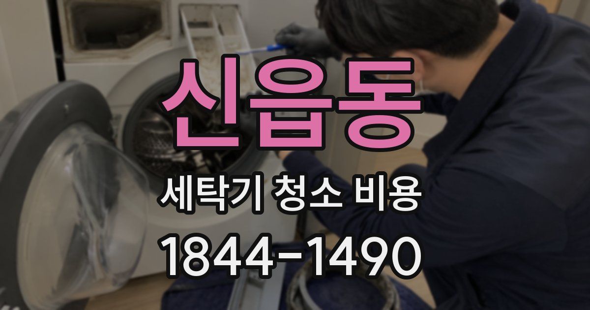 신읍동 세탁기 청소 비용