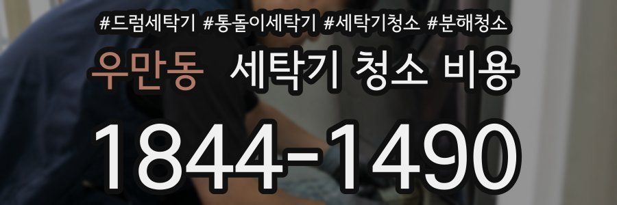 우만동 세탁기 청소 비용