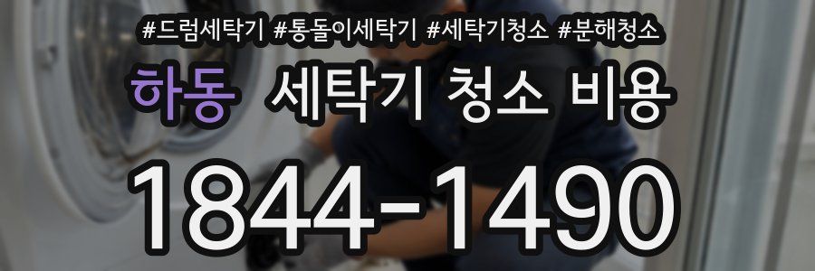 하동 세탁기 청소 비용