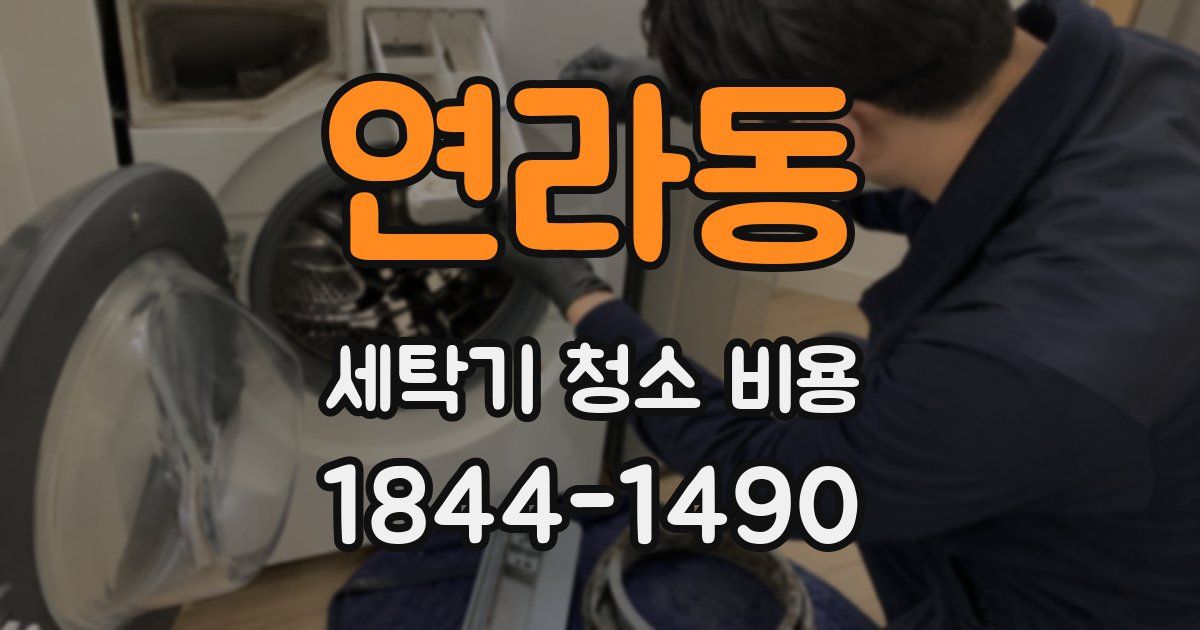 연라동 세탁기 청소 비용
