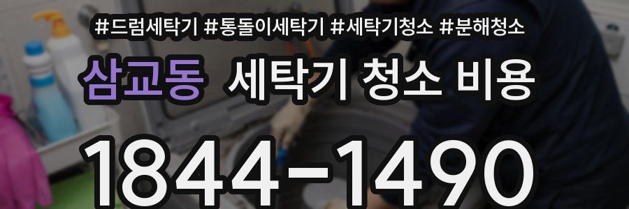 삼교동 세탁기 청소 비용
