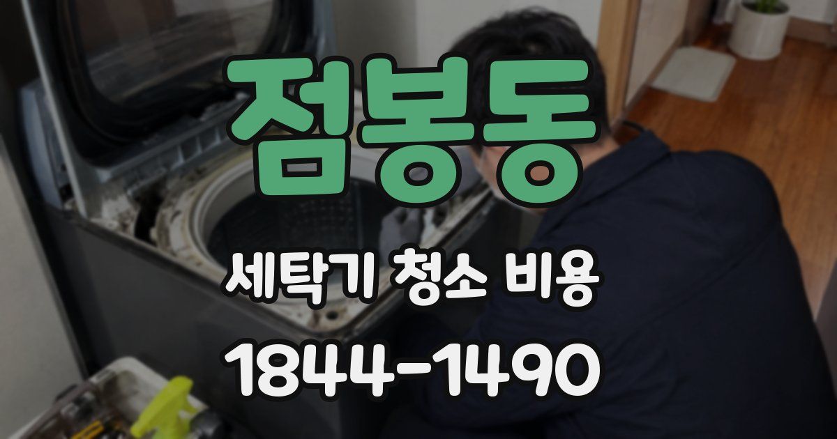 점봉동 세탁기 청소 비용