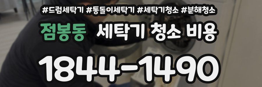 점봉동 세탁기 청소 비용