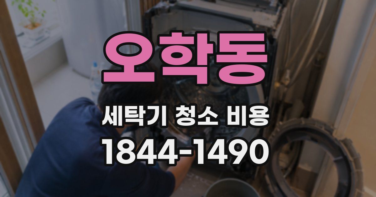 오학동 세탁기 청소 비용