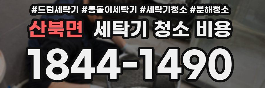 산북면 세탁기 청소 비용
