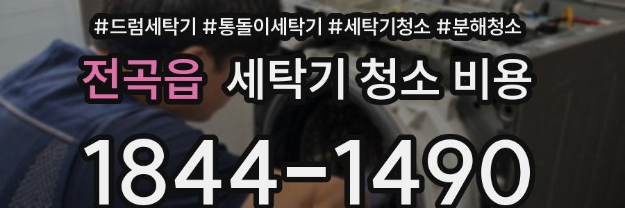 전곡읍 세탁기 청소 비용