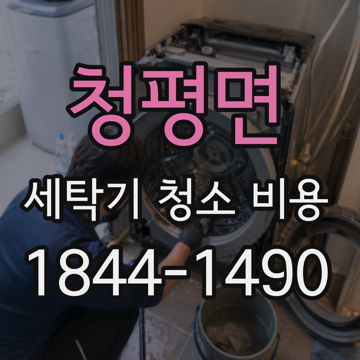 청평면 세탁기 청소 비용