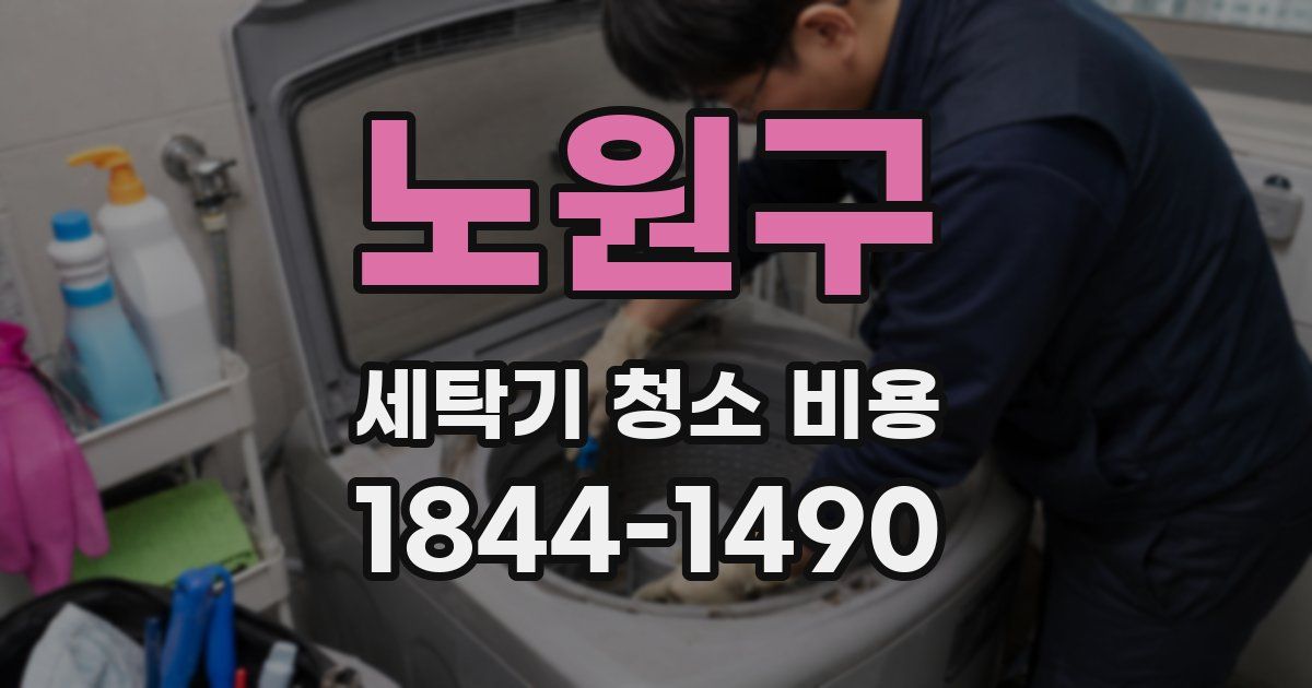 노원구 세탁기 청소 비용