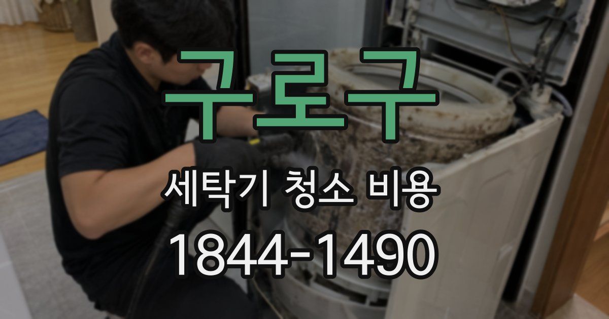 구로구 세탁기 청소 비용