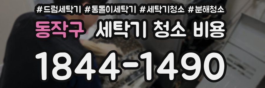 동작구 세탁기 청소 비용