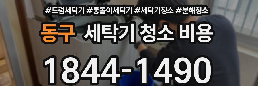 동구 세탁기 청소 비용