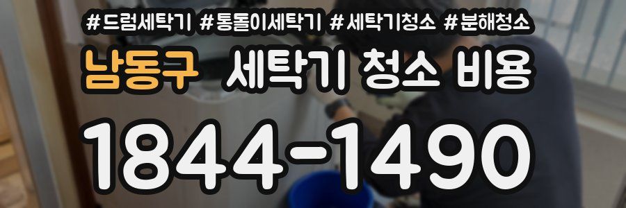 남동구 세탁기 청소 비용