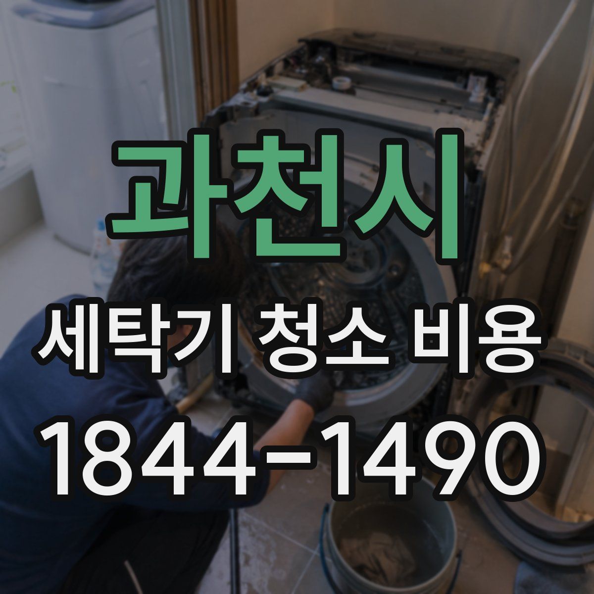 과천시 세탁기 청소 비용