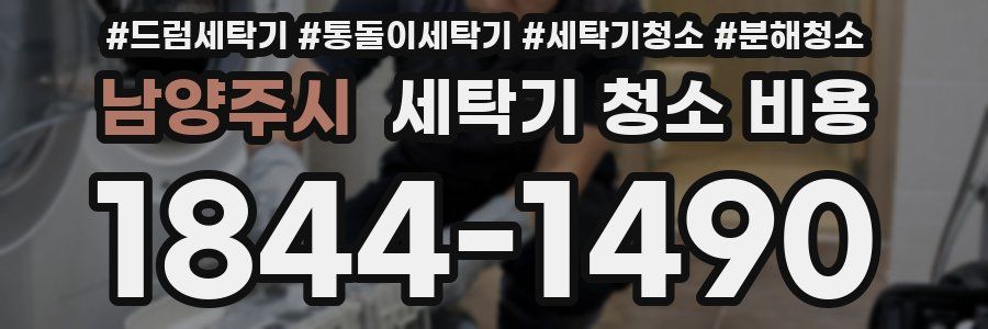 남양주시 세탁기 청소 비용