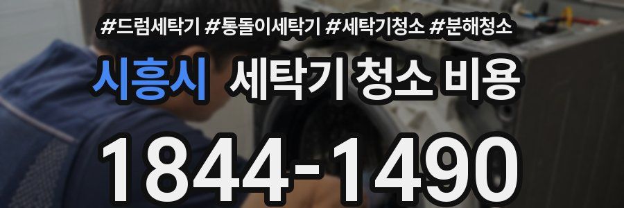 시흥시 세탁기 청소 비용