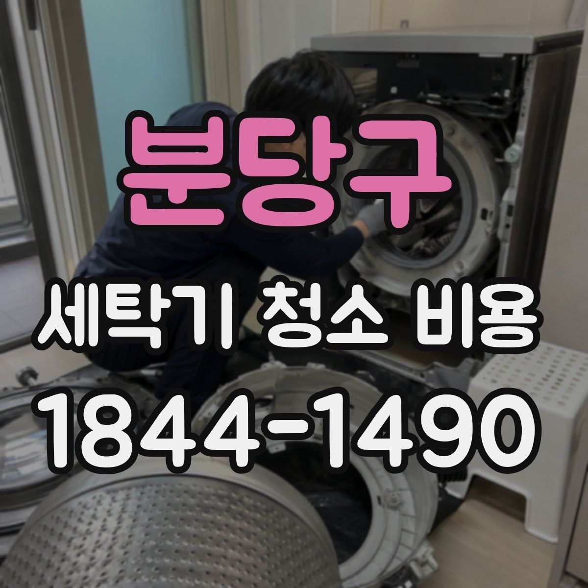 분당구 세탁기 청소 비용