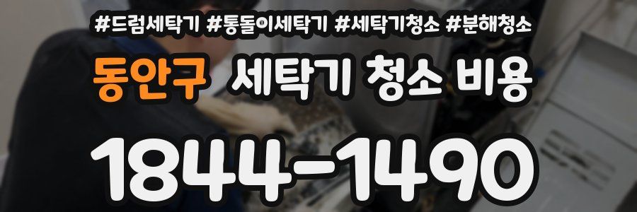 동안구 세탁기 청소 비용