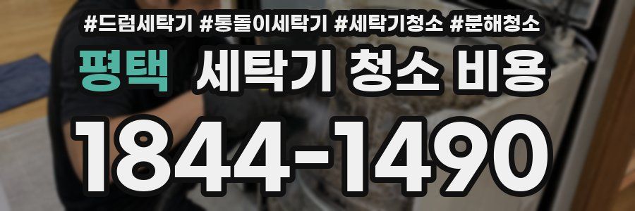 평택 세탁기 청소 비용