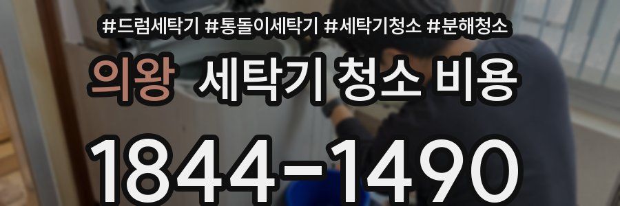 의왕 세탁기 청소 비용