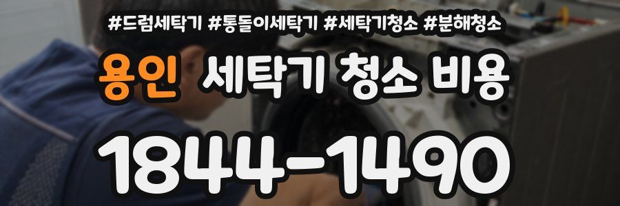 용인 세탁기 청소 비용
