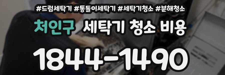 처인구 세탁기 청소 비용
