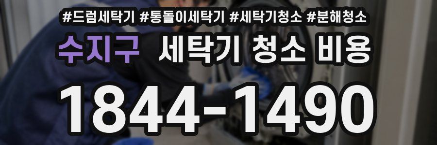 수지구 세탁기 청소 비용