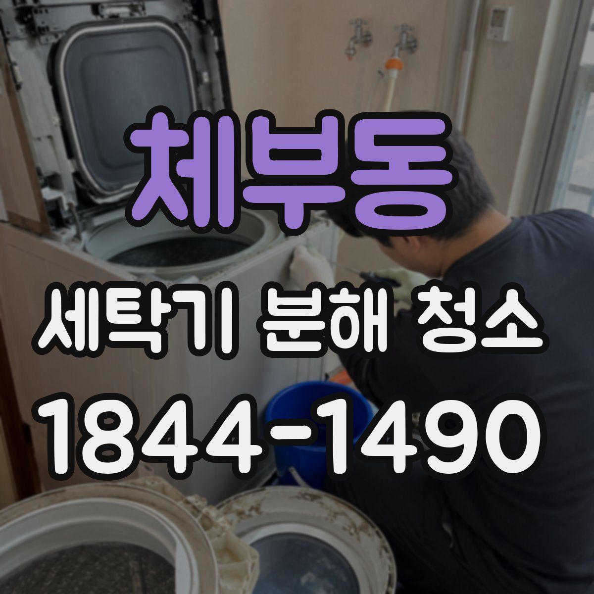 체부동 세탁기 분해 청소