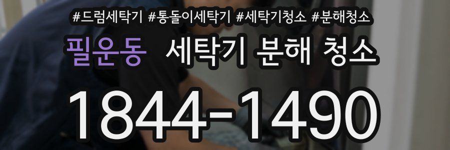 필운동 세탁기 분해 청소